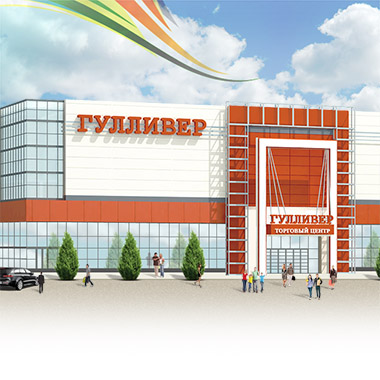 Разработка сайта ТРЦ «Гулливер», первая версия